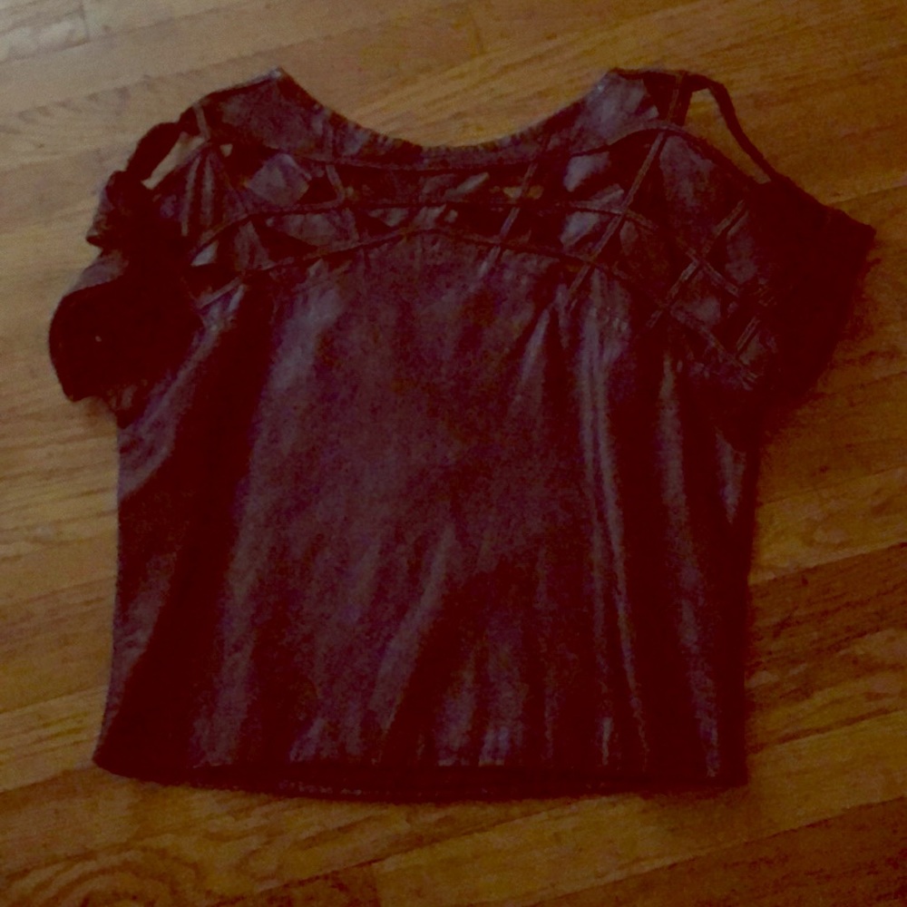 Leather shirt, jacket and pants
